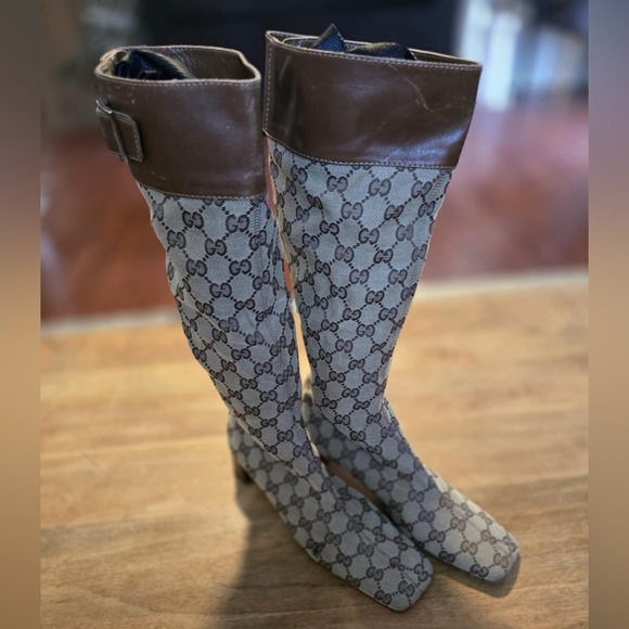 Gucci Monogram boots - Picture 6 of 16